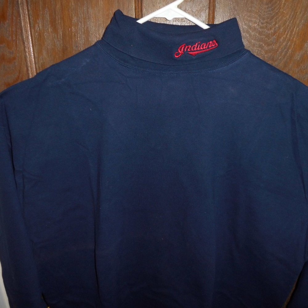 Cleveland Indians Turtleneck Thermal Field Shirt By Gear For Sports, Size XXL - Picture 3 of 6